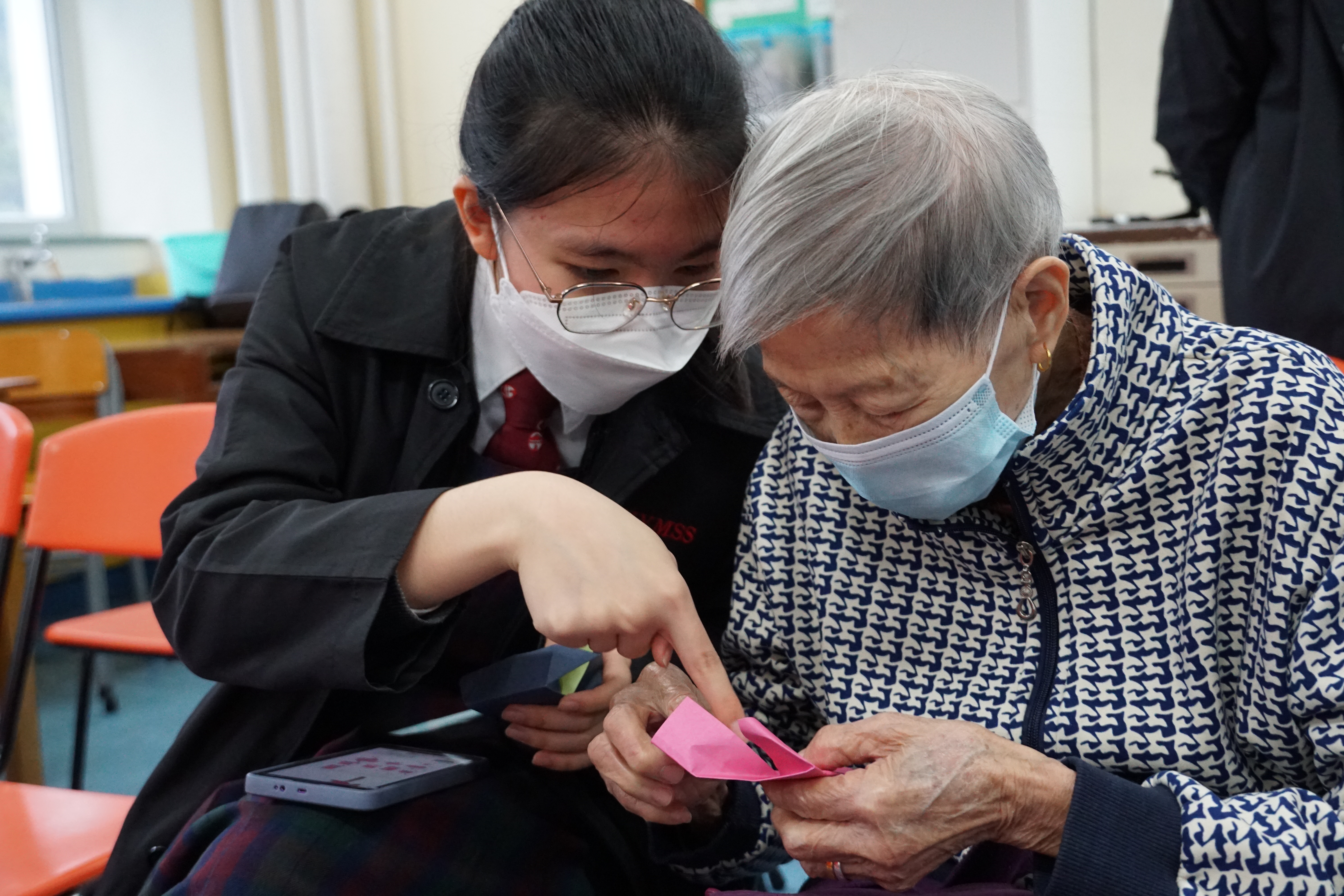 價值觀教育組「一人一服務」活動—6B班老少活動日