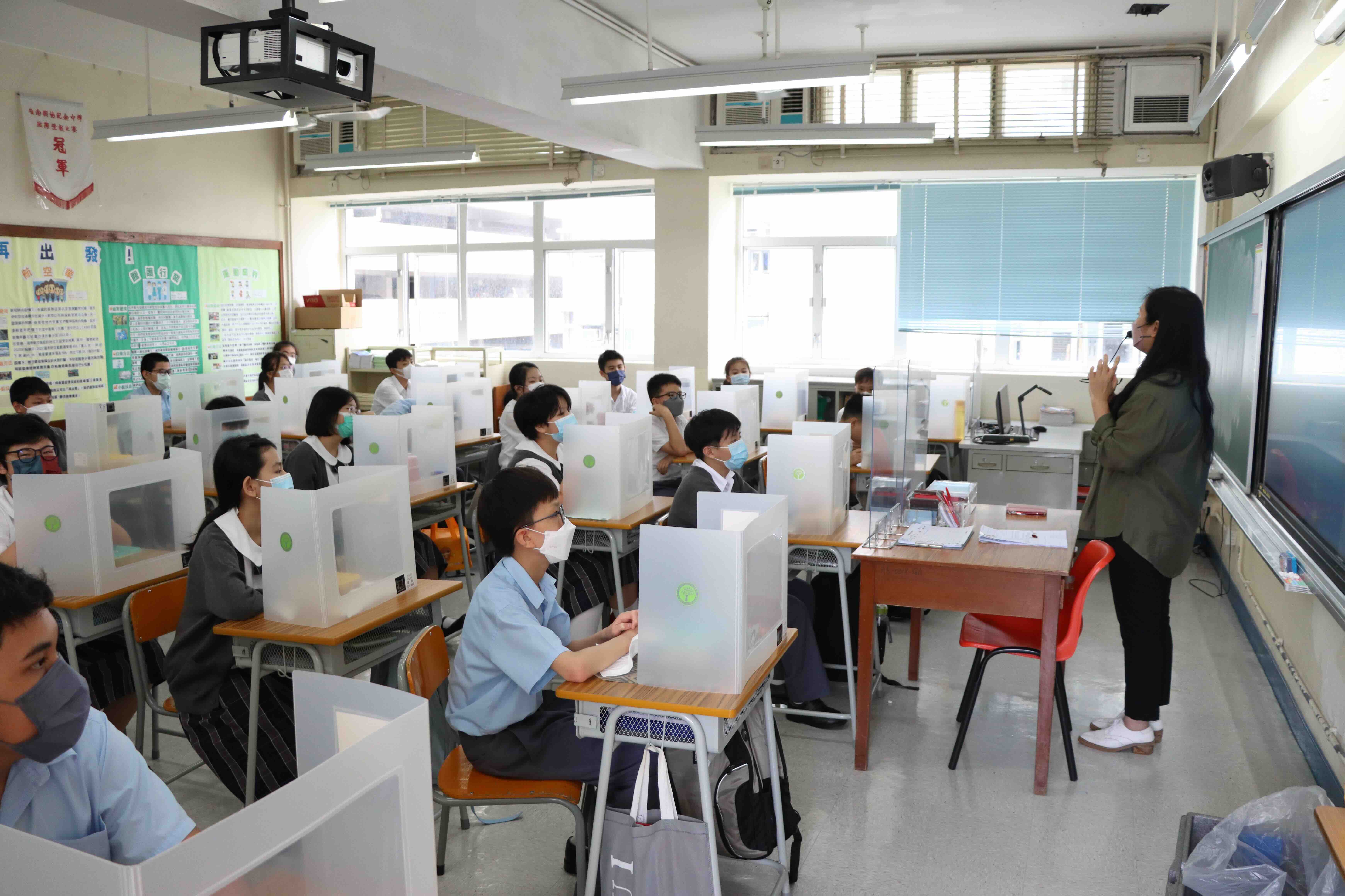 本校全面回復全日面授課堂