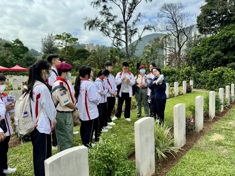 價值觀教育月暨國事 ‧ 港史文化月活動：「西灣國殤紀念墳場考察及悼念儀式」