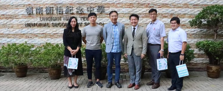 台中東海大學代表來訪衡怡及學生出席台灣高等教育展