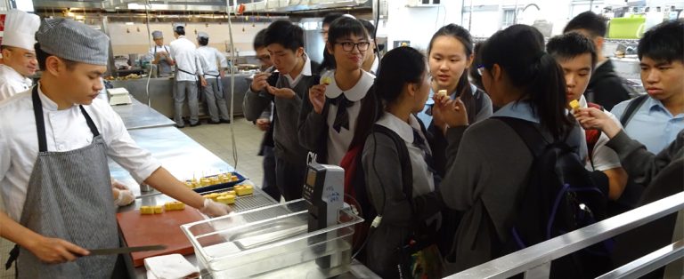 中五旅遊與款待科學生參觀柴灣IVE資訊日酒店、服務及旅遊學系